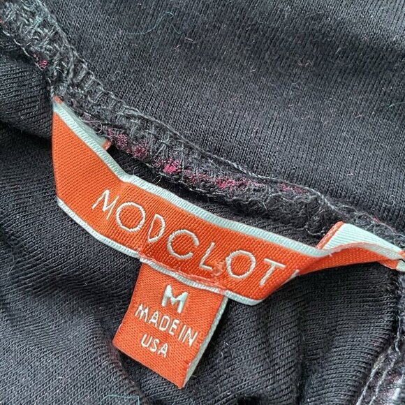 Modcloth Womens Very Visionary Dress Sz Medium Merlot Red Burnout Velvet Floral - Picture 12 of 12